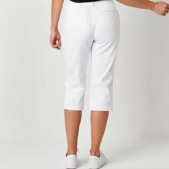 NWT Women's St. John's Bay Secretly Slender Capri Pants - Picture 5 of 7